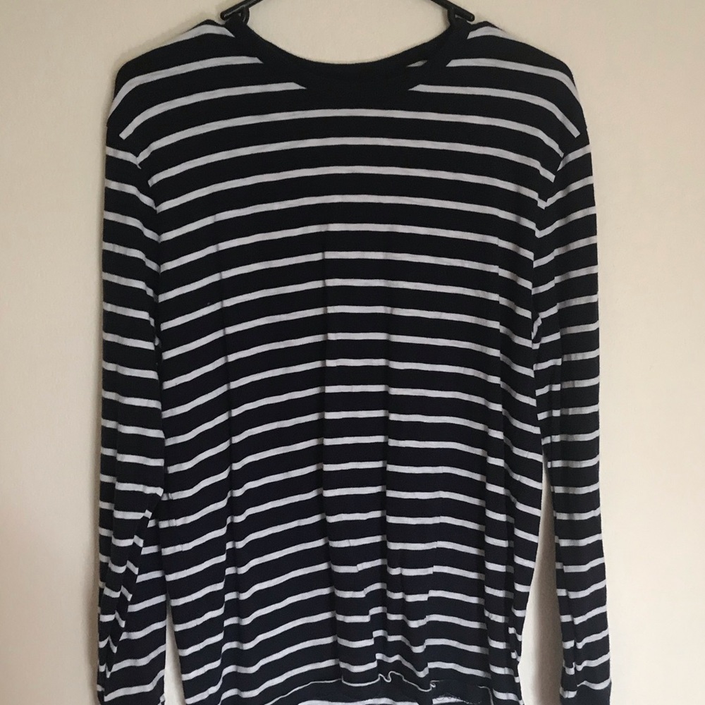Striped Navy long sleeve shirt